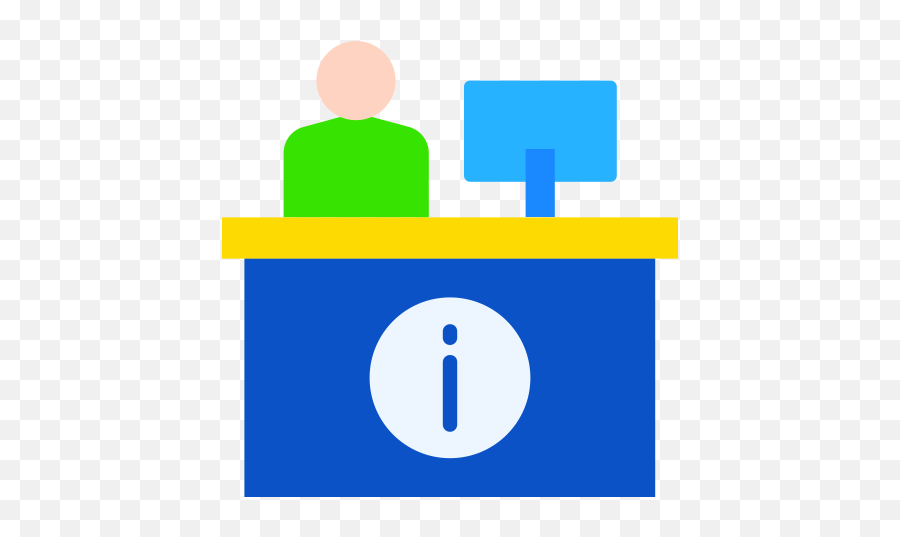 Information Desk - Free Computer Icons Png,Information Desk Icon