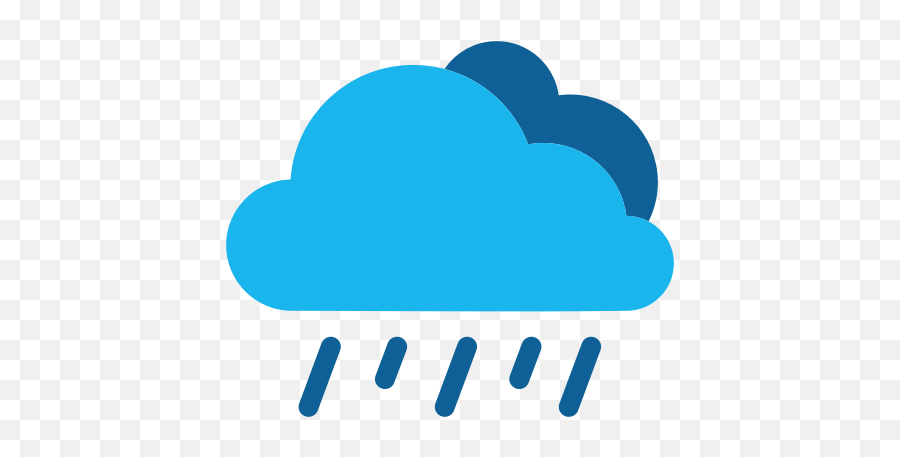 Cloud Heavy Rain Weather Icon - Rainy Weather Icon Png,Rain Png