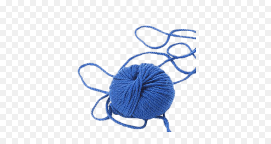 Ball Of Blue Wool - Ball Of Yarn Transparent Png,Yarn Ball Png