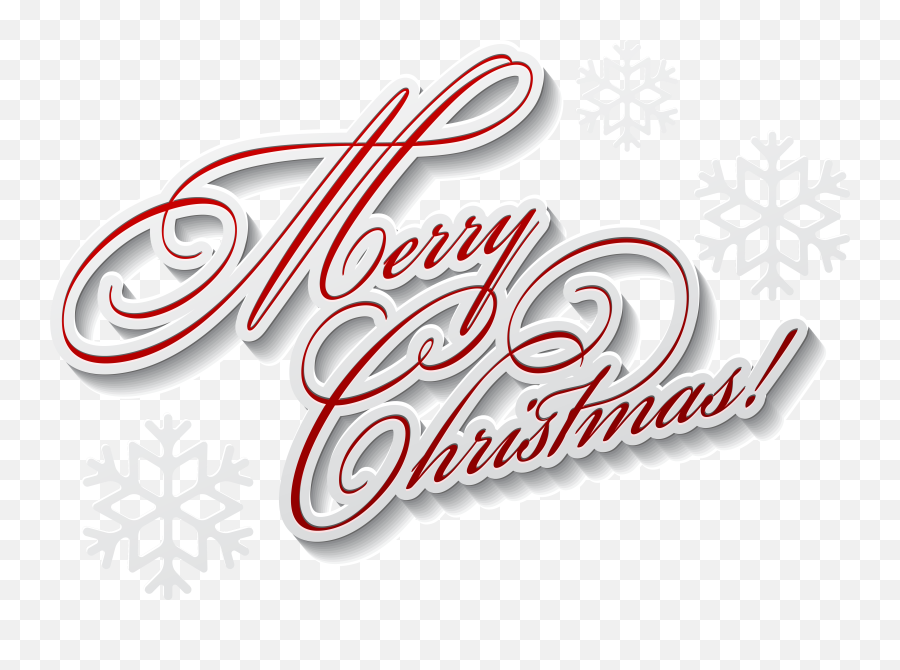 Merry Christmas Text Png Image