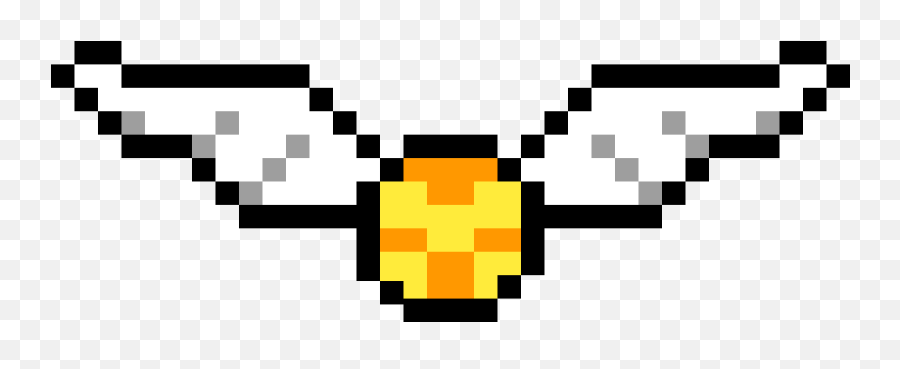 Pixilart - Golden Snitch Pixel Art Png,Golden Snitch Png