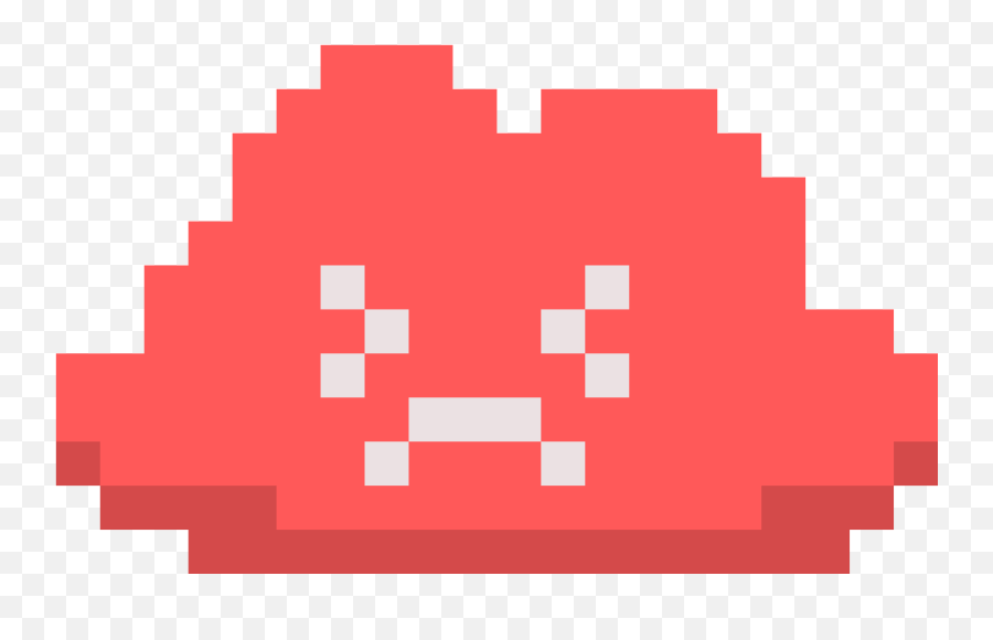 Pixel Cloud Png - Uncomfortable Cloud Sprite Purple Pixel 8 Bit Poison Mushroom Mario,Pixel Heart Png