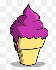 Download Violet Clipart Ice Cream - Art png
