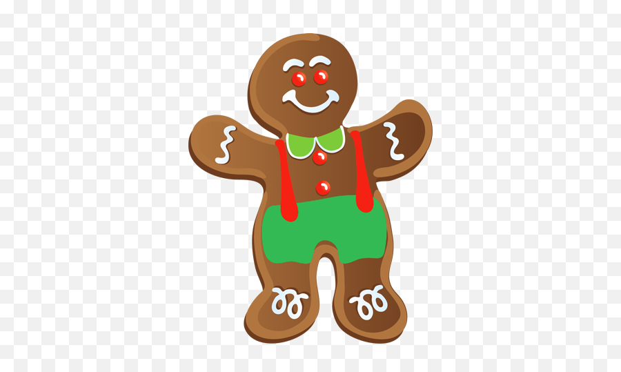 Free Christmas Cookie Cliparts - Transparent Background Gingerbread Man Clipart Png,Christmas Cookies Png