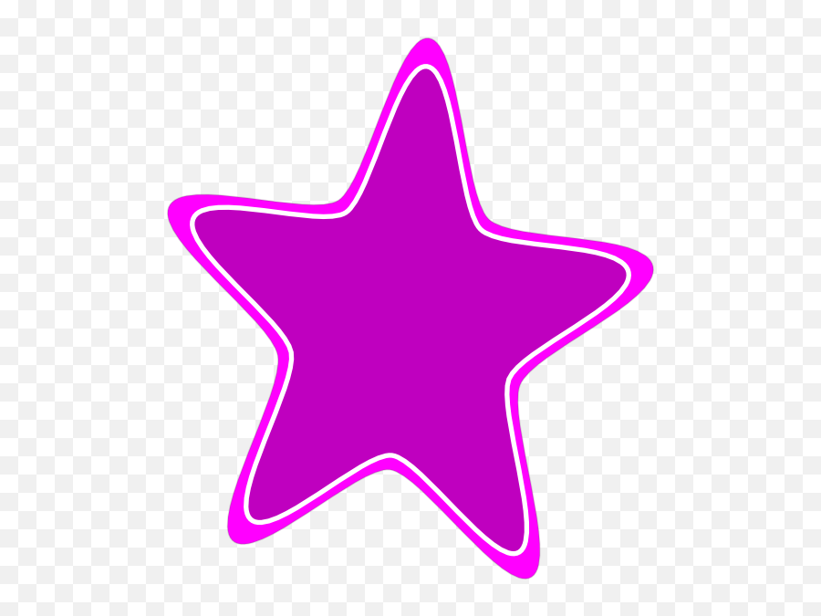 Library Of Rounded Star Free Png Files - Purple Star Clipart,Rounded Star Png