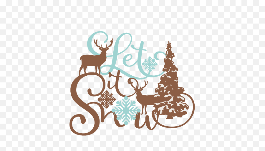 Download Let It Snow Phrase Winter Scene Svg Scrapbook Cut File Cute Winter Scene Svg Free Png Free Transparent Png Images Pngaaa Com