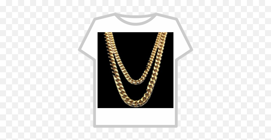 Roblox Gold Chain T Shirt