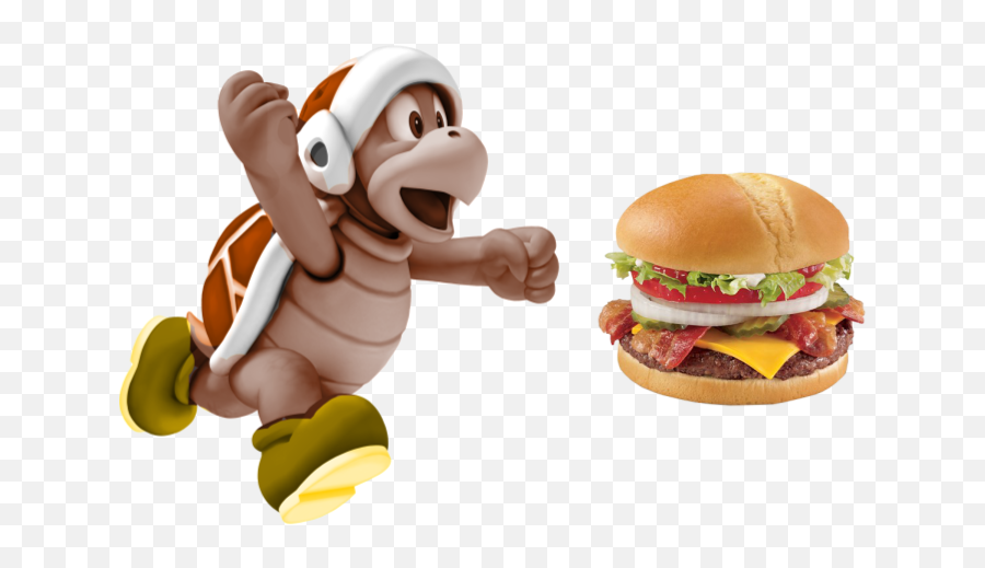 Bacon Cheeseburger Bro - Super Mario Bros Wii Characters Hammer Bro Transparent Png,Cheeseburger Png