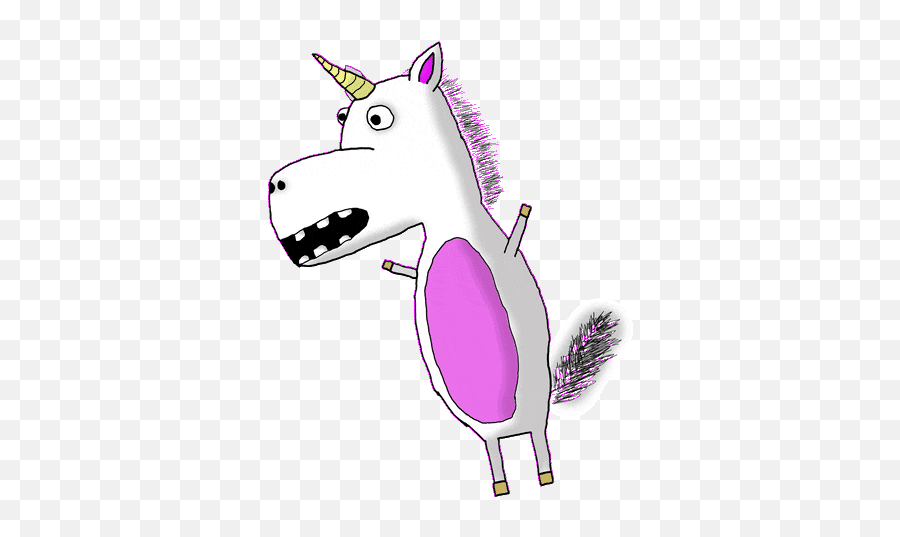 Top Rainbow Unicorn Stickers For Android U0026 Ios Gfycat - Unicorn Gifs Funny Png,Unicorn Clipart Transparent