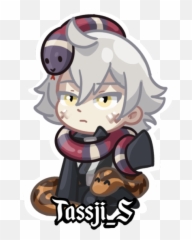 Download Hd Black Butler - Snake Black Butler Snake Chibi Snaker Black Butler Chibi Png,Jimmy Butler Png