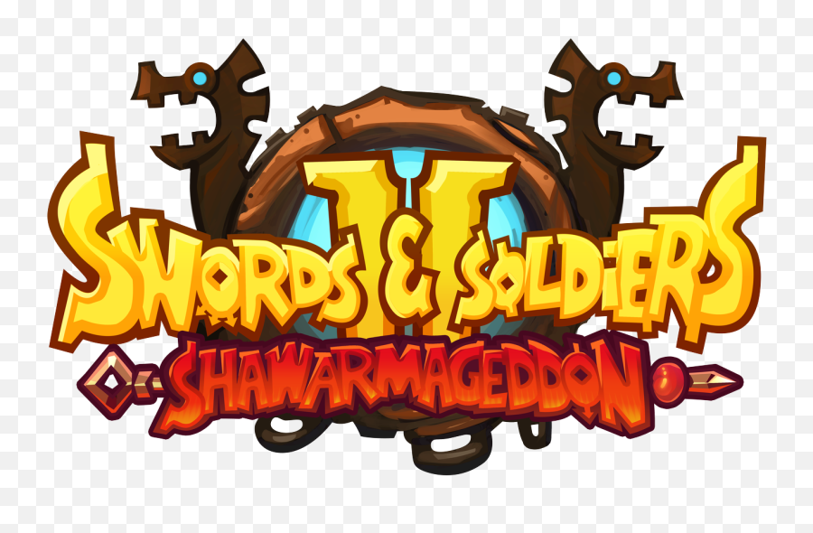Swords And Soldiers 2 Shawarmageddon Nintendo Switch Eshop - Swords And Soldiers 2 Shawarmageddon Logo Png,Sword Logo