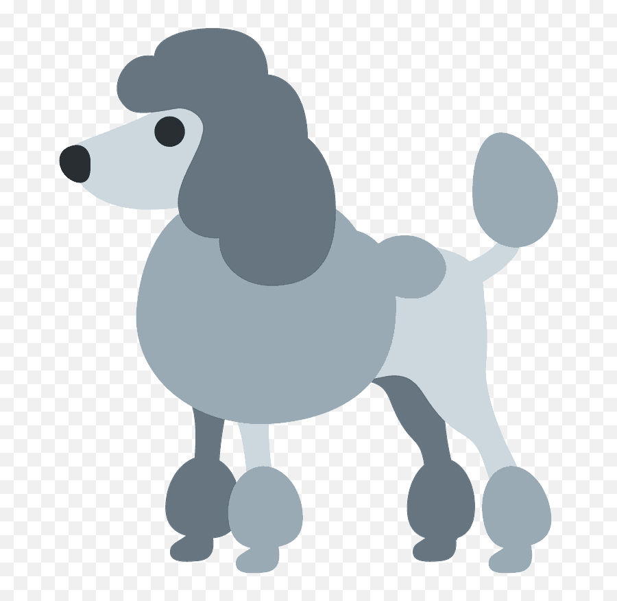 Poodle Emoji Clipart Free Download Transparent Png Creazilla - Poodle Emoji,Poodle Png