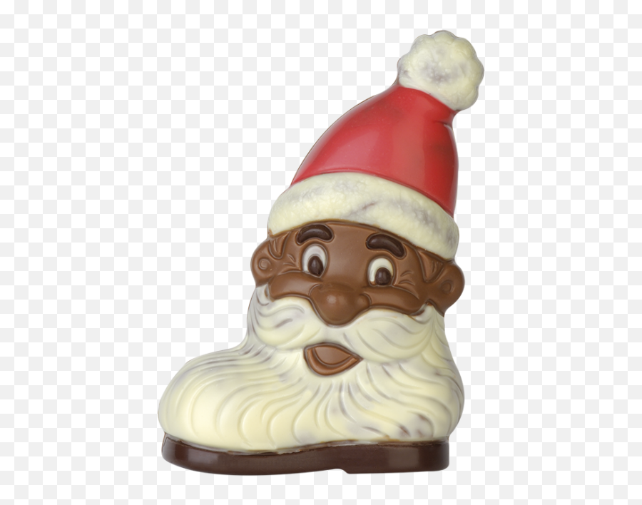 Brunner Chocolate Moulds Boot With Face Of Santa Claus - Garden Gnome Png,Santa Face Png