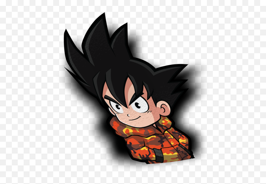 Download Hypebeast Goku Peeker Sticker - Transparent Anime Hypebeast Png,Hypebeast Png