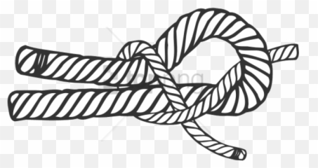 Download Free Png Sheet Bend Knot - Drawing