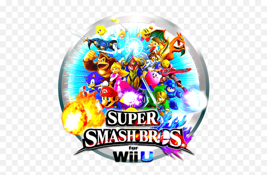Wii U Icon Png - Super Smash Bros Poster,Super Smash Bros Wii U Logo