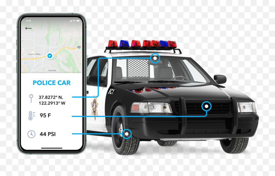 Smart Police Car Tracking Solutions - Smartphone Png,Police Car Transparent