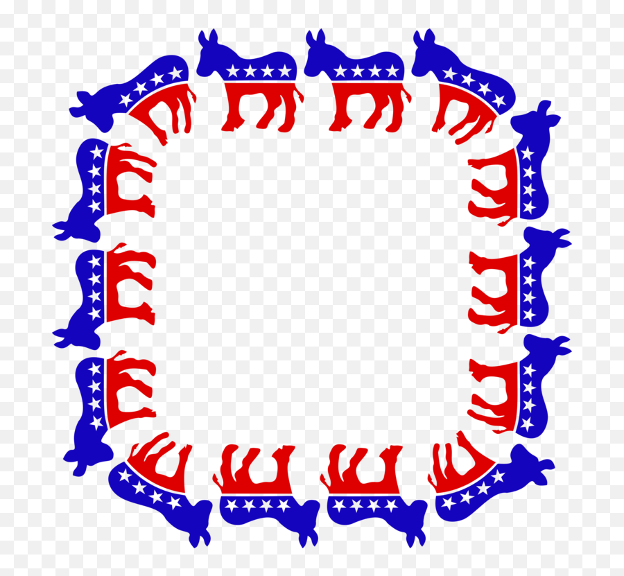 Area Text Circle Png Clipart - Democrat Donkey,Democrat Symbol Png