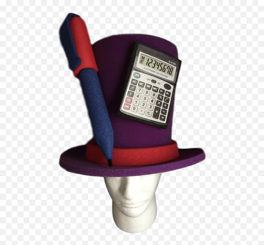 Foam Party Hats - Calculator Top Hat Telephony Png,Transparent Top Hat