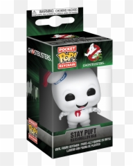 Stay Puft - Ghostbusters Pop Keychain Ghostbusters Stay Puft Png,Stay Puft Marshmallow Man Png