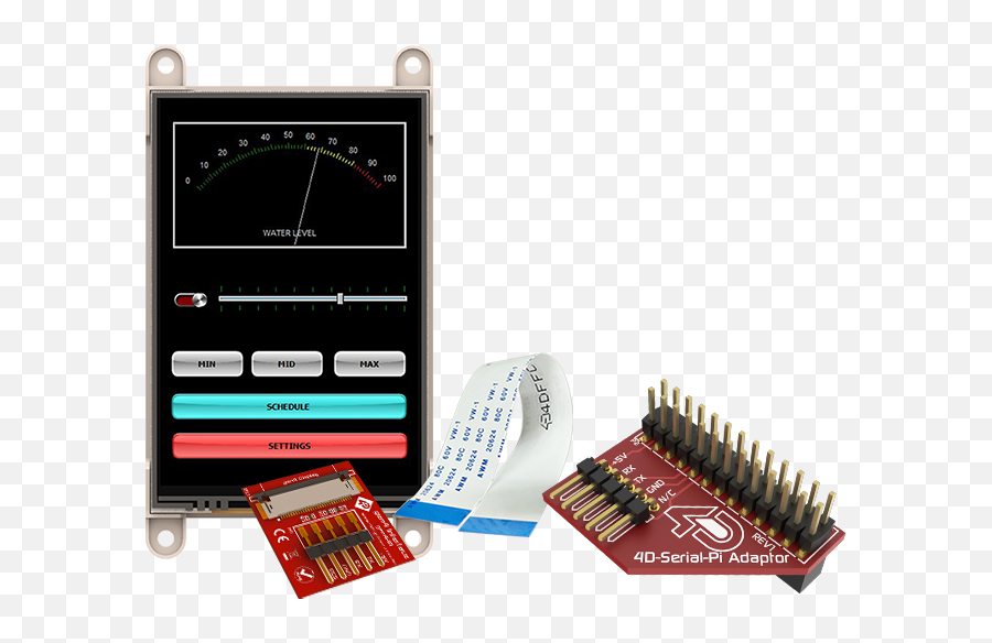 Gen4 - Ulcd35dpi 4d Systems Raspberry Pi Adaptor Png,Raspberry Pi Png