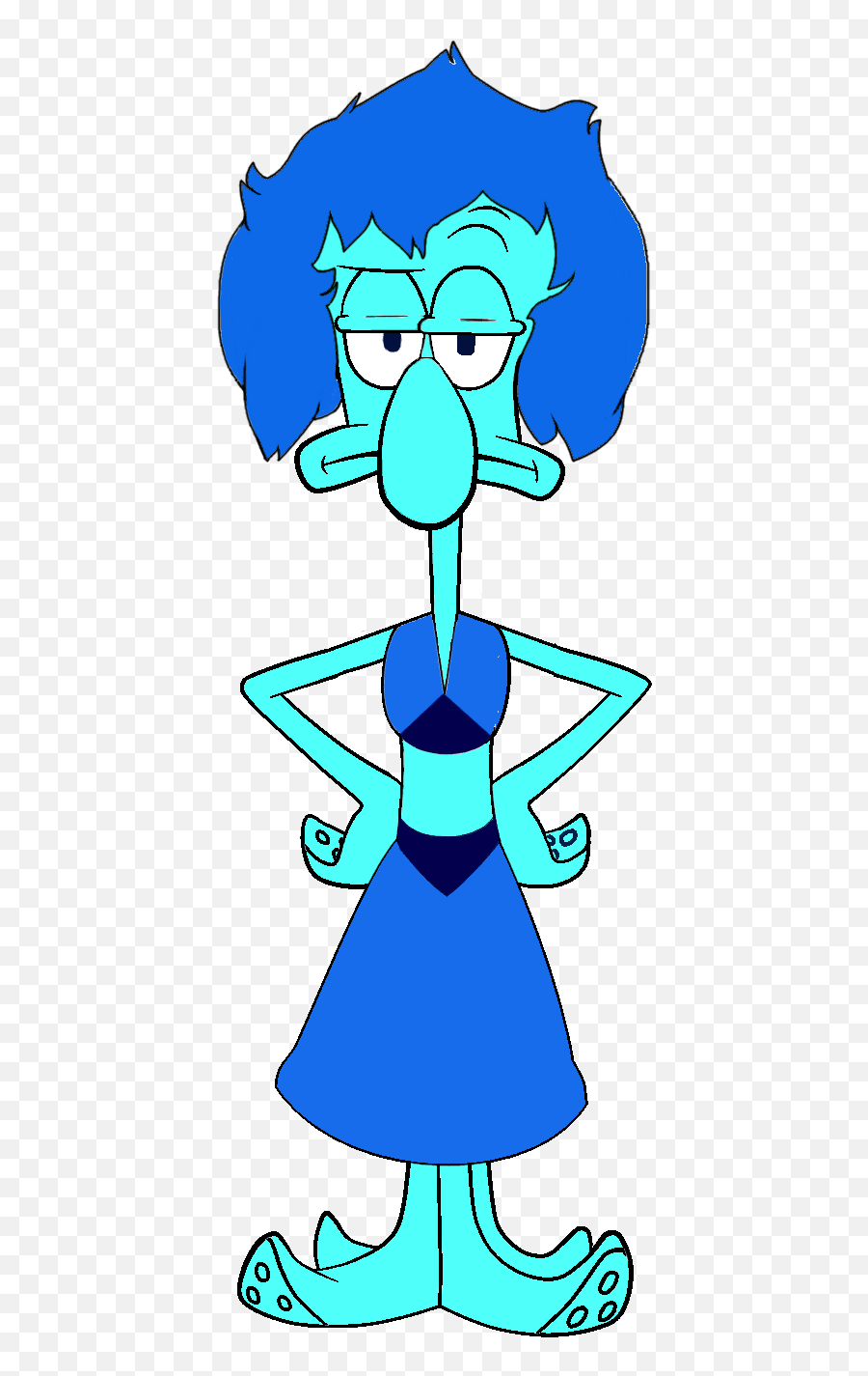 To Mark The End Of Hiatus I Drew - For Women Png,Squidward Nose Png
