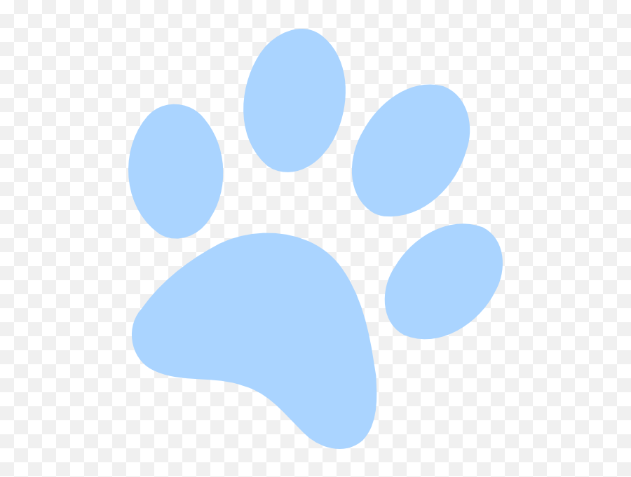 Blue Paws - Blue Paw Black Background Png,Blue Paw Logos