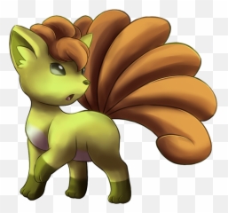 Pokemon - Shiny Vulpix Png,Vulpix Transparent