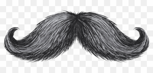 Mustache Clipart - ClipartWorld Drawn On Moustache png