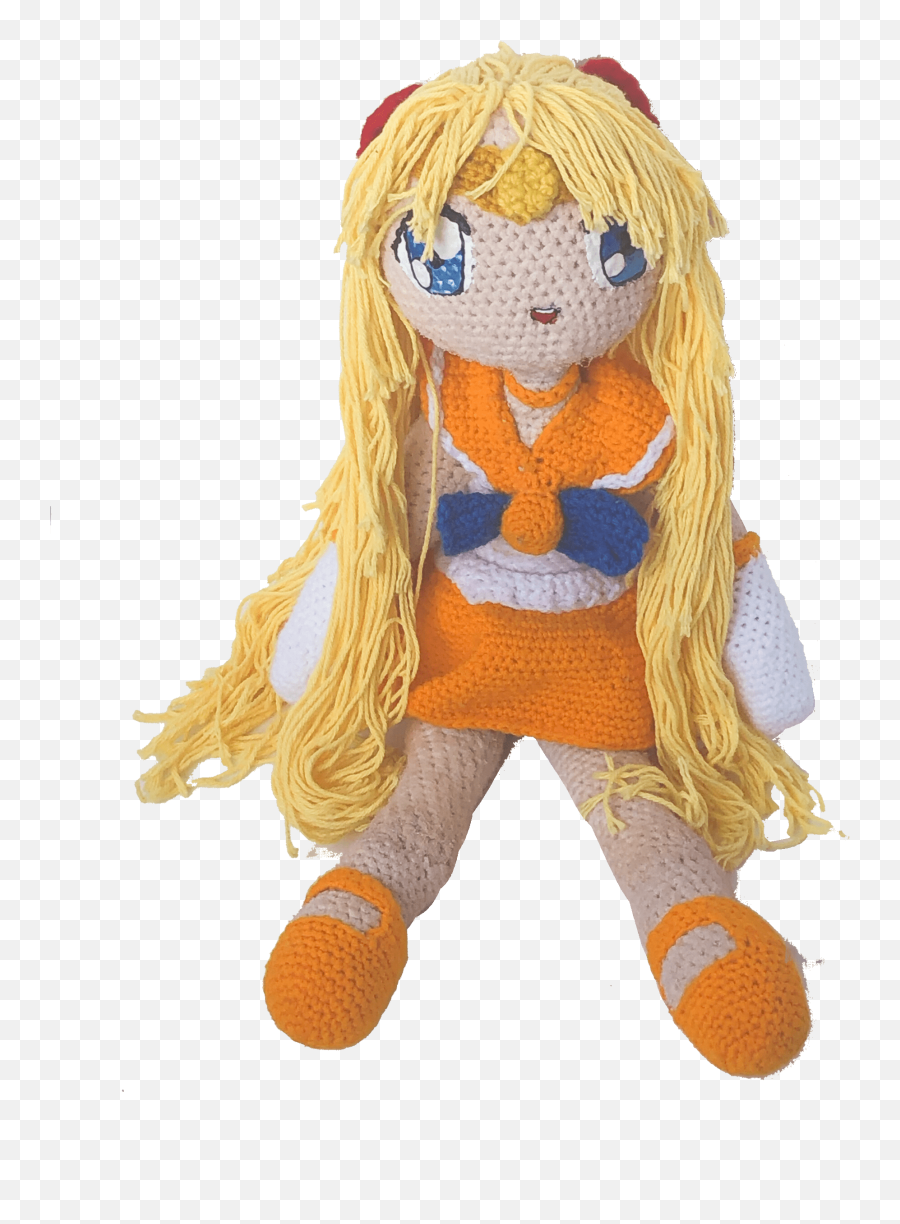 Sailor Venus Amigurumi Doll Free - Fictional Character Png,Sailor Venus Png