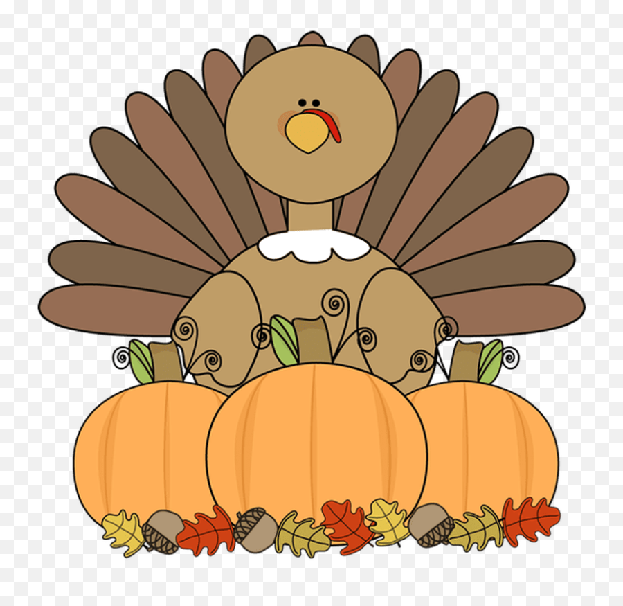 Clipart Turkey Pumpkin - Cute Thanksgiving Clip Art Free Png,Thanksgiving Pumpkin Png