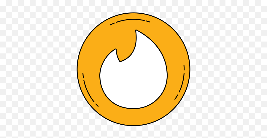 Logo Orange Tinder Free Icon Of - Vertical Png,Tinder Logo