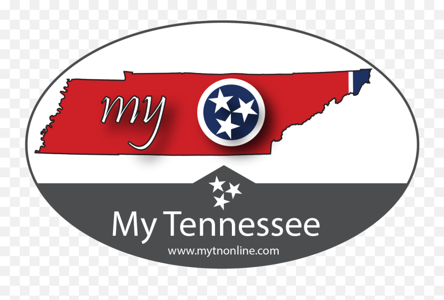 My Tennessee 3 Oval Sticker - Language Png,Tennessee Logo Png
