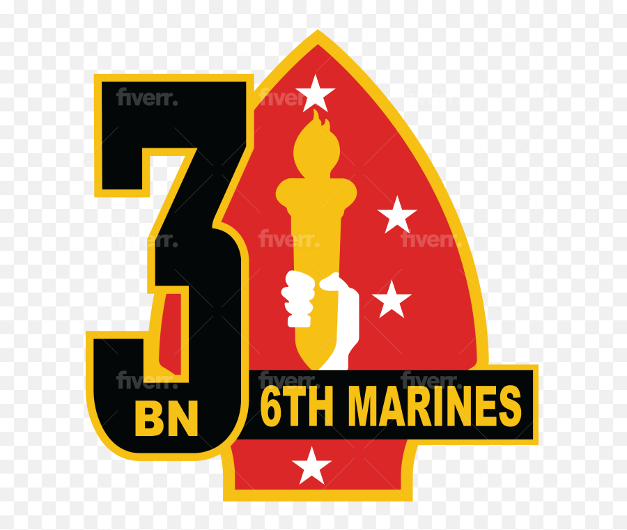 Vector Tracing Convert Logo Image To By Alexdesigni - 3rd Battalion 6th Marines Png,Marines Logo Vector