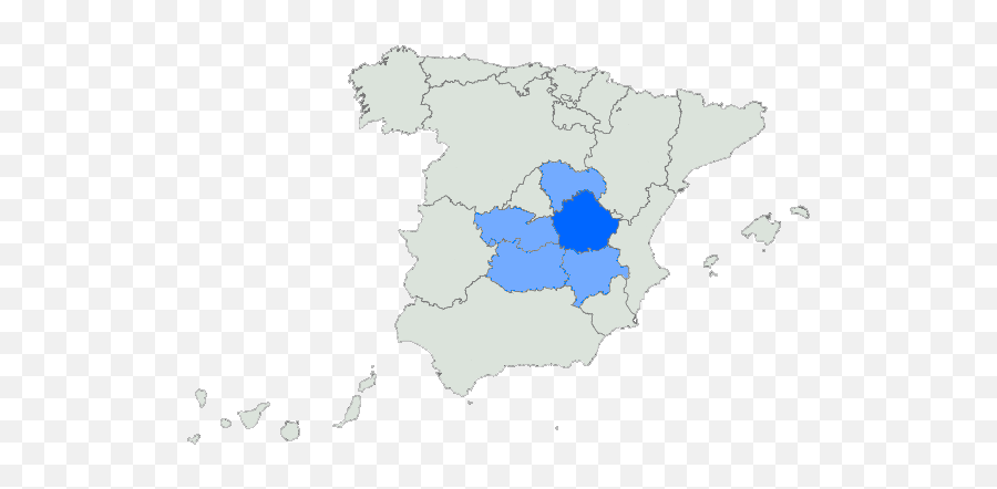 Filelocalización De La Provincia Cuenca Y Castilla - La Aeropuertos Fantasmas En España Png,Mancha Png