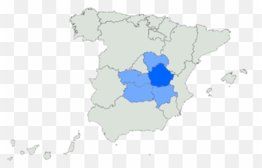 Filelocalización De La Provincia Cuenca Y Castilla - La Aeropuertos Fantasmas En España Png,Mancha Png
