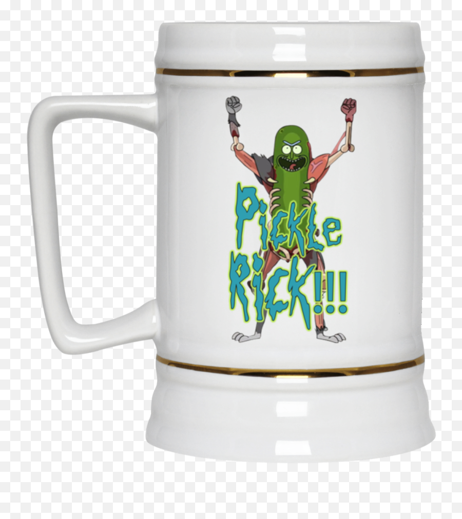 Pickle Rick And Morty Coffee Mug - Pickle Rick Coffee Mug Png,Pickle Rick Transparent