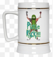 Pickle Rick And Morty Coffee Mug - png