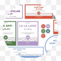 Essential Oil Bottle Labels - Vertical png