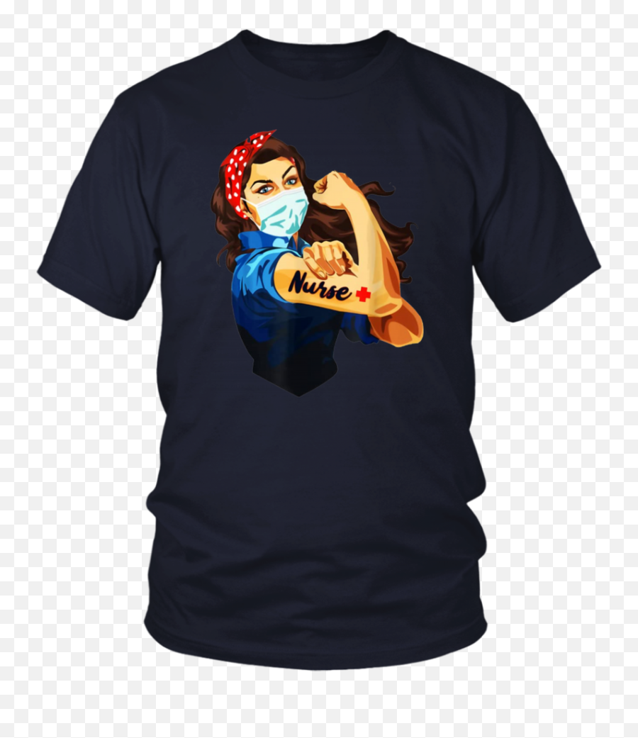 Strong Nurse Rosie Riveter Shirt - Kd Shirt Png,Rosie The Riveter Transparent