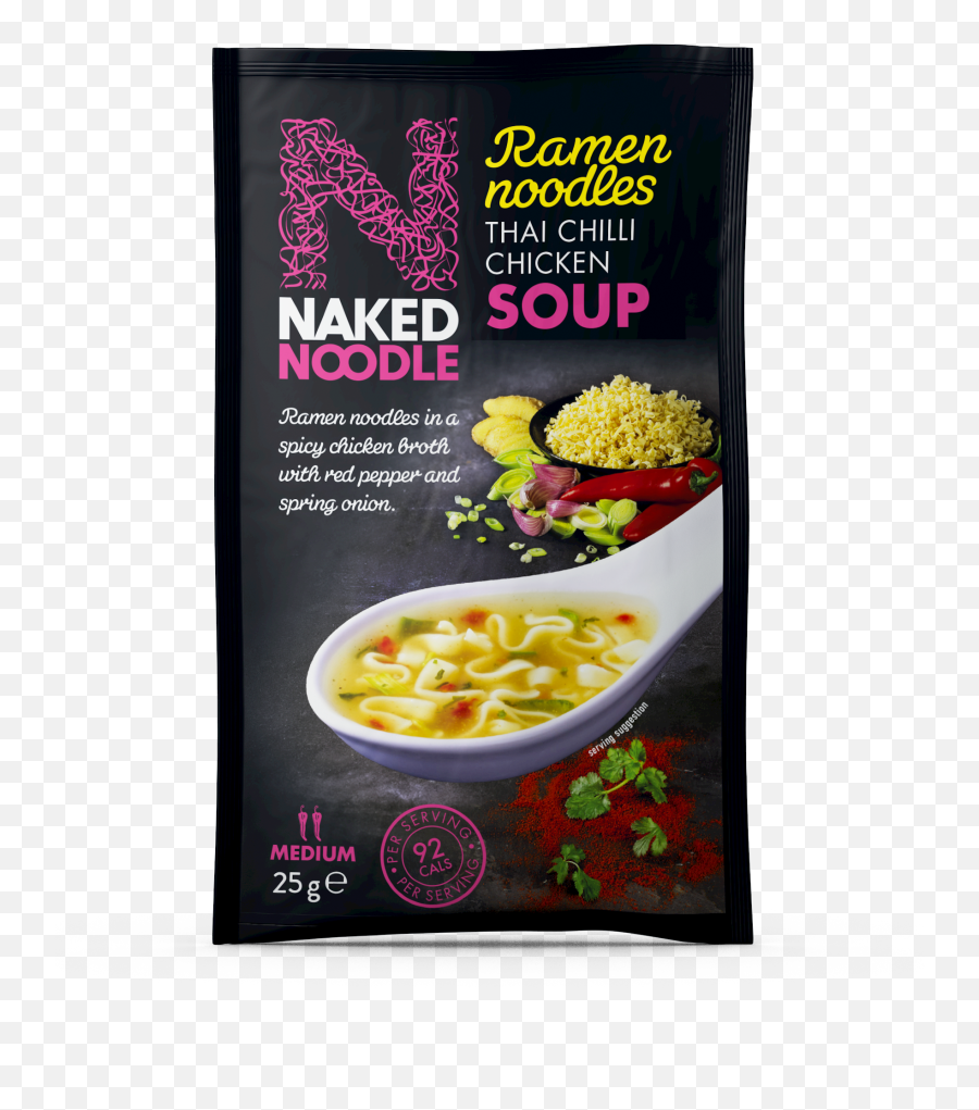 Ramen Soups - Naked Noodles Thai Chilli Chicken Png,Ramen Noodles Png