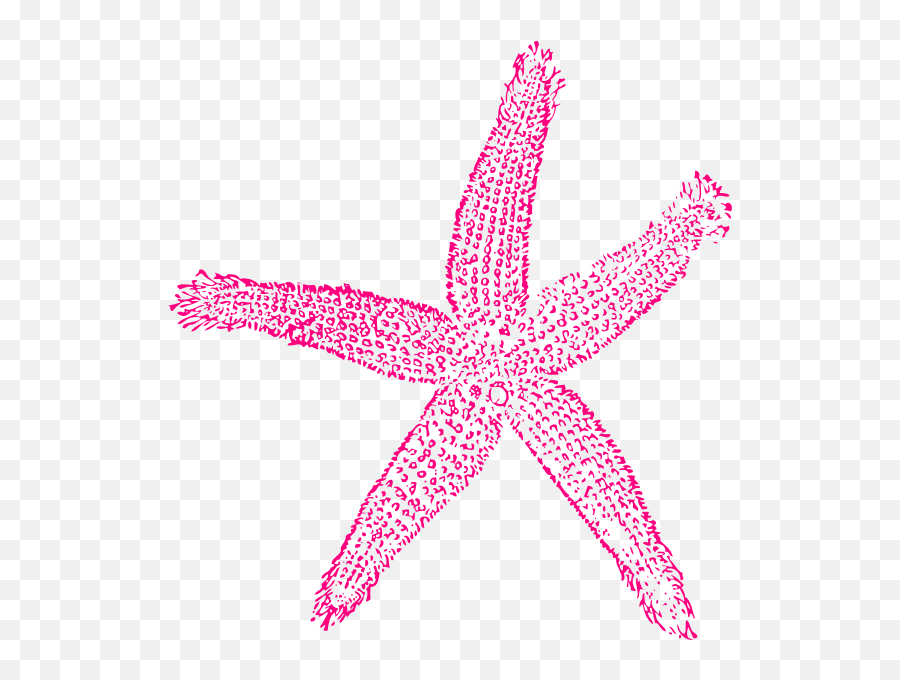 Hot Pink - Fish Clip Art Png,Starfish Transparent