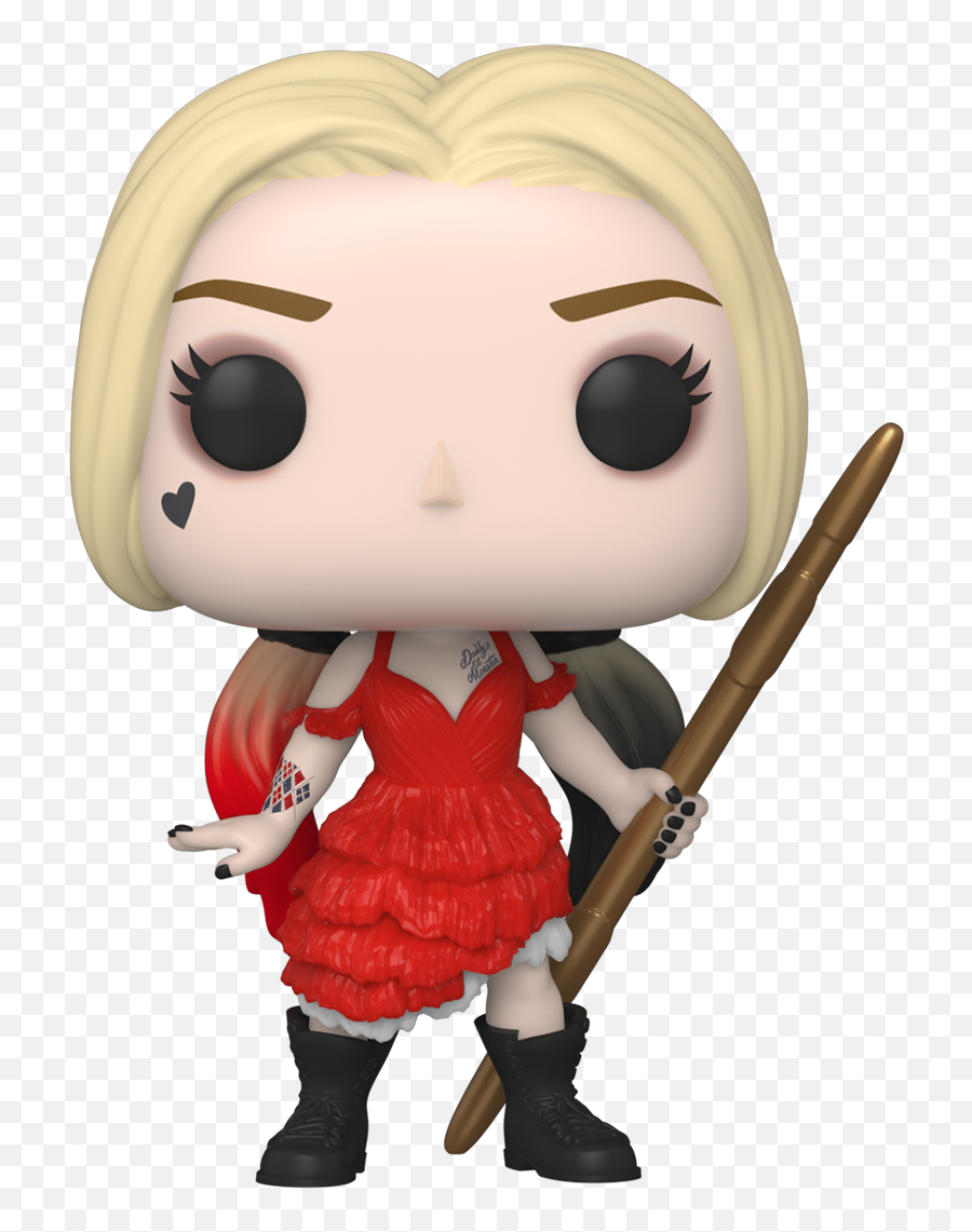 The Suicide Squad Harley Quinn Damaged - Funko Pop Harley Quinn Damaged Dress Png,Dc Icon Harley Statue