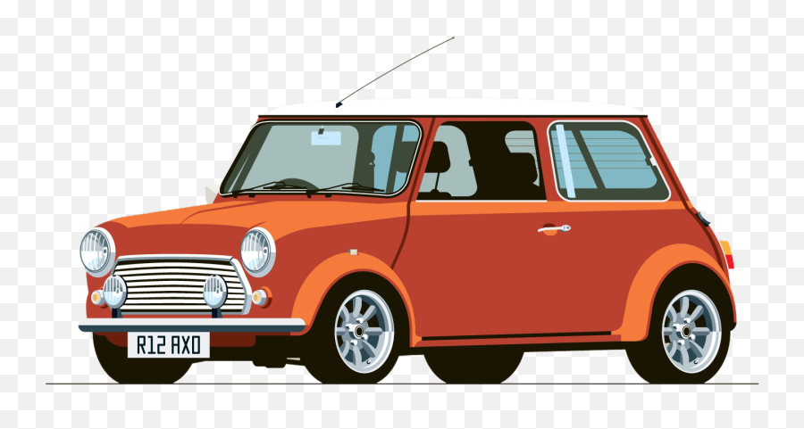 Download Mini Cooper Classic Car Hot E9 Bmw Clipart Png Free - Classic Mini Cooper Illustration,Bmw Png