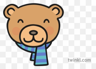 Bear Head Illustration - Twinkl Polly Pocket Illustration Png,Bear Head Png