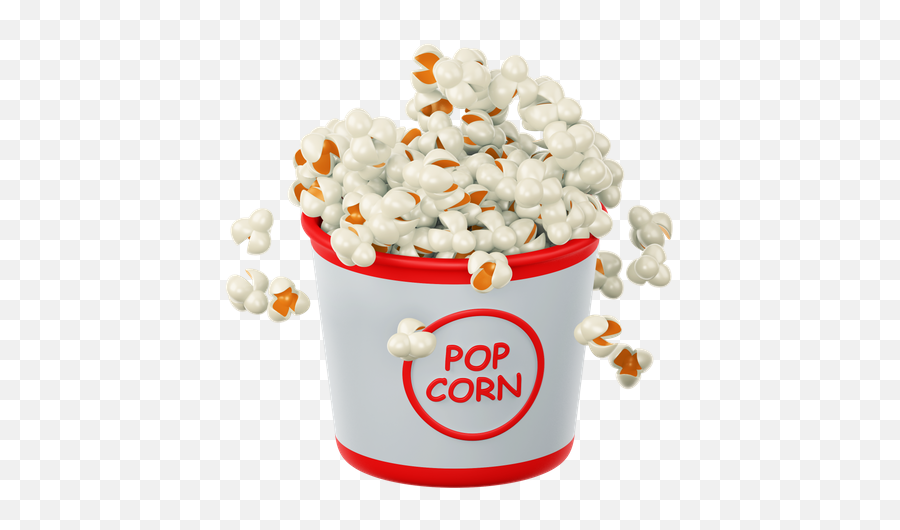 Popcorn Icon - Download In Flat Style Snacks 3d Illustration Iconscout Png,Popcorn Icon