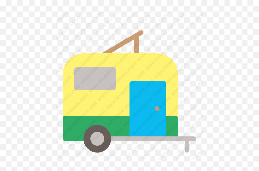 Download Camping Hiking Outdoor Adventure Trailer Vector - Commercial Vehicle Png,Trailer Icon Png