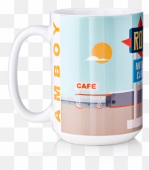 Royu0027s Motel U0026 Café Souvenirs Amboy Shop - Magic Mug png