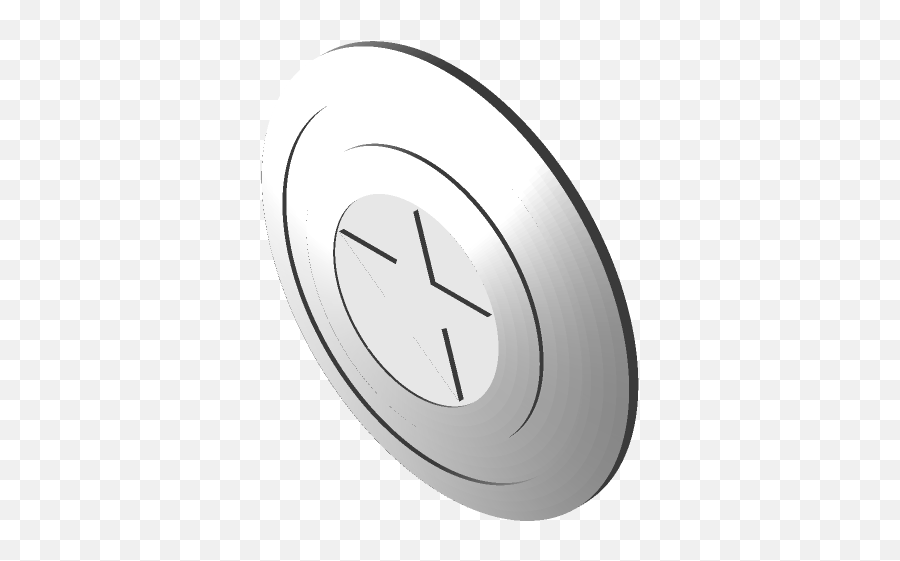 Captain America Shield 3d Cad Model Library Grabcad - Solid Png,Captain America Shield Icon