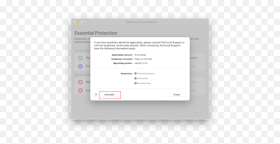 How To Uninstall Kaspersky - Dot Png,Kaspersky Icon Download